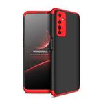 For OPPO Realme 6 GKK Three Stage Splicing Full Coverage PC Protective Case(Black Red)