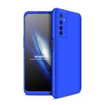 For OPPO Realme 6 GKK Three Stage Splicing Full Coverage PC Protective Case(Blue)