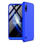 For Samsung Galaxy A01 GKK Three Stage Splicing Full Coverage PC Protective Case(Blue)