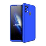 For Samsung Galaxy M31 GKK Three Stage Splicing Full Coverage PC Protective Case(Blue)