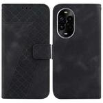 For Huawei nova 13 Pro Seven-shaped Embossed Leather Phone Case(Black)