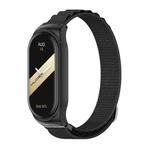 For Xiaomi Mi Band 8 Mijobs CS Case Nylon Breathable Watch Band(Black)