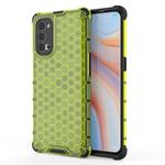 For OPPO Reno4 Pro 5G Shockproof Honeycomb PC + TPU Protective Case(Green)