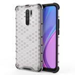 For Xiaomi Redmi 9 Shockproof Honeycomb PC + TPU Protective Case(White)