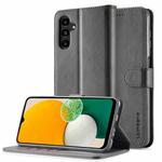 For Samsung Galaxy A25 LC.IMEEKE Calf Texture Leather Phone Case(Grey)