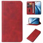 For Realme 12 Pro / 12 Pro+ Magnetic Closure Leather Phone Case(Red)