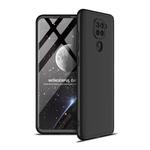 For Xiaomi Redmi Note 9 4G International Version / Redmi 10X 4G GKK Three Stage Splicing Full Coverage PC Protective Case(Black)