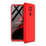 For Xiaomi Redmi Note 9 4G International Version / Redmi 10X 4G GKK Three Stage Splicing Full Coverage PC Protective Case(Red)
