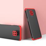 For Xiaomi Redmi Note 9 Pro Max / Note 9s GKK Three Stage Splicing Full Coverage PC Protective Case(Black Red)