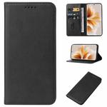 For OPPO Reno11 China Magnetic Closure Leather Phone Case(Black)