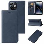 For Ulefone Note 16 Pro Magnetic Closure Leather Phone Case(Blue)