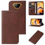 For Ulefone Armor X13 Magnetic Closure Leather Phone Case(Brown)