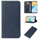 For ZTE Blade V50 Vita Magnetic Closure Leather Phone Case(Blue)