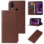 For CAT S62 Pro Magnetic Closure Leather Phone Case(Brown)