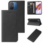 For Xiaomi Redmi 11A / 12C Magnetic Closure Leather Phone Case(Black)