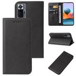 For Xiaomi Mi Note 10 Pro Magnetic Closure Leather Phone Case(Black)