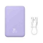 Baseus 20000mAh 20W Magnetic Mini Wireless Fast Charging Power Bank(Purple)