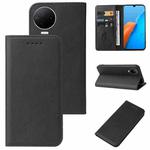 For Infinix Note 12 2023 Magnetic Closure Leather Phone Case(Black)