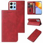 For Infinix Note 30 5G Magnetic Closure Leather Phone Case(Red)