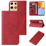 For Infinix Note 30 Pro Magnetic Closure Leather Phone Case(Red)