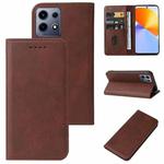 For Infinix Note 30 VIP Magnetic Closure Leather Phone Case(Brown)