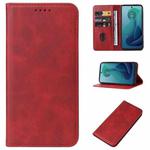 For Motorola Moto G 5G 2024 Magnetic Closure Leather Phone Case(Red)