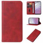 For Motorola Moto G20 Magnetic Closure Leather Phone Case(Red)
