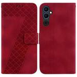 For Tecno Pova Neo 2 7-shaped Embossed Leather Phone Case(Red)