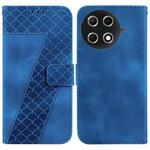 For Tecno Camon 30S / Camon 30S Pro Seven-shaped Embossed Leather Phone Case(Blue)