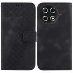 For Tecno Camon 30S / Camon 30S Pro Seven-shaped Embossed Leather Phone Case(Black)