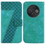 For Tecno Pop 9 5G / Spark 30C 5G Seven-shaped Embossed Leather Phone Case(Green)
