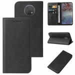 For Nokia G10 Magnetic Closure Leather Phone Case(Black)