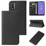 For Nokia C210 Magnetic Closure Leather Phone Case(Black)