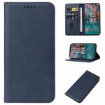 For Nokia C12 / C12 Pro / C12 Plus Magnetic Closure Leather Phone Case(Blue)