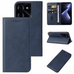 For Tecno Pova 5 Pro Magnetic Closure Leather Phone Case(Blue)