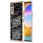 For LG Velvet 5G / 4G / G9 Electroplating Marble Dual-side IMD Phone Case(Equation)