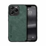 For Realme C63 4G Skin Feel Magnetic Leather Back Phone Case(Green)