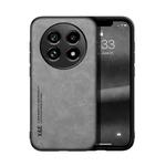 For Realme 13 Pro Global Skin Feel Magnetic Leather Back Phone Case(Light Grey)