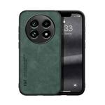 For Realme 13 Pro Global Skin Feel Magnetic Leather Back Phone Case(Green)