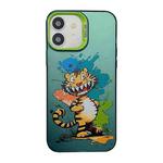 For iPhone 11 Cute Animal Pattern Series PC + TPU Phone Case(Tiger)