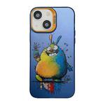 For iPhone 13 Cute Animal Pattern Series PC + TPU Phone Case(Totoro)