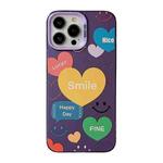 For iPhone 15 Pro Max Cute Animal Pattern Series PC + TPU Phone Case(Love)