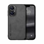 For Huawei Maimang 20 5G Skin Feel Magnetic Leather Back Phone Case(Dark Grey)