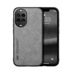 For Huawei nova 14 Pro Skin Feel Magnetic Leather Back Phone Case(Light Grey)