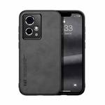 For Honor 90 GT Skin Feel Magnetic Leather Back Phone Case(Dark Grey)