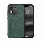 For Honor X70i Skin Feel Magnetic Leather Back Phone Case(Green)