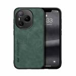 For Honor Power Skin Feel Magnetic Leather Back Phone Case(Green)