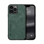 For iPhone 16 Pro Max Skin Feel Magnetic Leather Back Phone Case(Green)