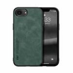 For iPhone 16e Skin Feel Magnetic Leather Back Phone Case(Green)