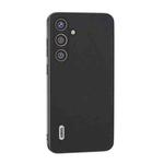For Samsung Galaxy S24 5G ABEEL Arashi Texture PU Phone Case(Black)